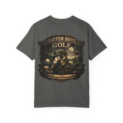 Duffer Boys Golf T‑Shirt — "The Game You Love to Hate"