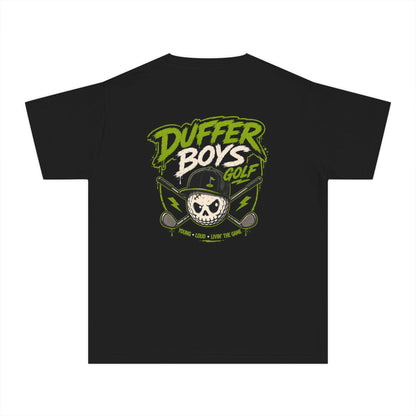 DufferBoys Golf Youth Tee — "Young and Loud"
